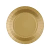 Assietter 17,5 cm - Guld 10-pack
