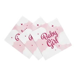 Baby Girl Servetter 20-pack