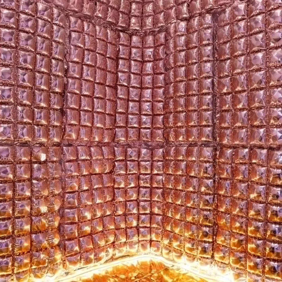 Backdrop Folieballonger Roséguld 110 x 55 cm