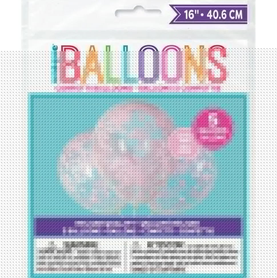 Ballonger med rosa hjärtformad konfetti, 5-pack