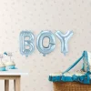 Ballonggirlang, Boy ljusblå 36 cm