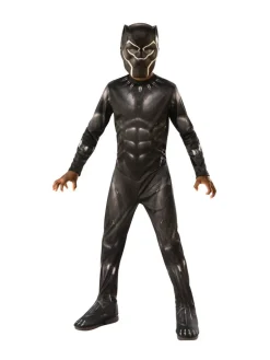 Black Panther Maskeraddräkt 5-7 år (110-122 cm)