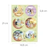 Bluey Muffinsbilder Sockerpasta 6-pack