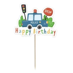Cake Topper Polisbil