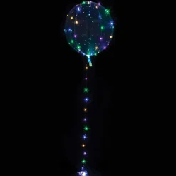 Clearz Crystal, Transparent ballong med multi LED-ljus