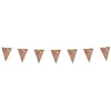 Flaggirlang Mini - Roseguld 3 meter