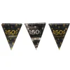 Flaggirlang Svart & Guld 50 år