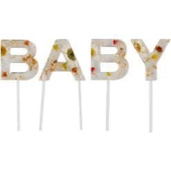 Floral Baby - Cake Topper Baby