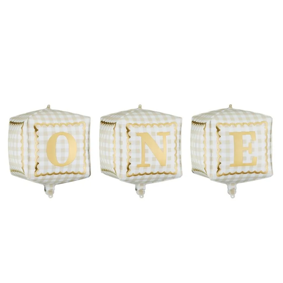 Folieballonger Kuber One 3-pack