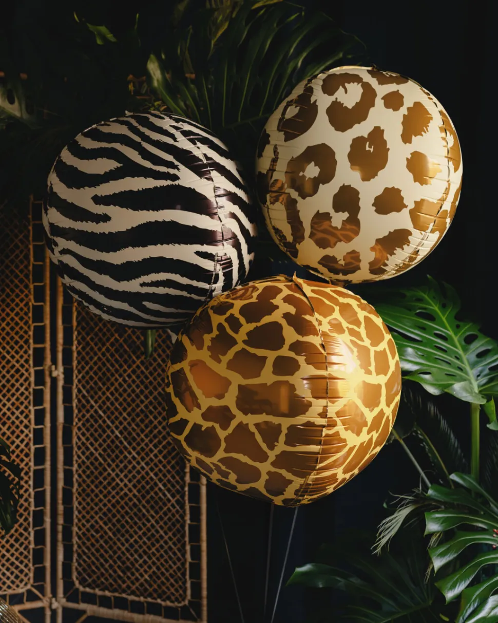 Folieballong Giraffmönster 50 cm