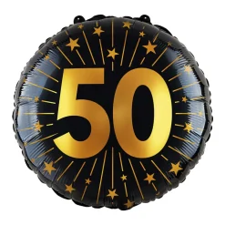 Folieballong Guld 50 år