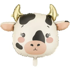 Folieballong Ko-ansikte 57 cm