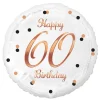 Folieballong - Roséguld 60 år