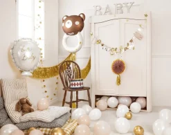 Folieballong - Teddybjörn Skallra 61 x 88 cm