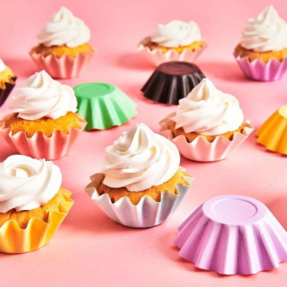 FunCakes - Muffinsformar Blomformade Pastellmix 48-pack