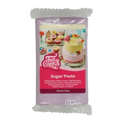 FunCakes - Sockerpasta Ljuslila Pastellfärg 250 gram