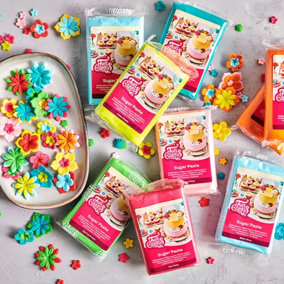 FunCakes - Sockerpasta Mörkblå 250 gram