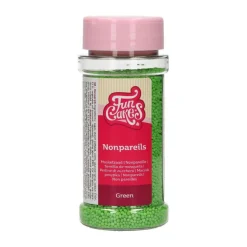 FunCakes - Sockerpärlor Gröna 80 gram