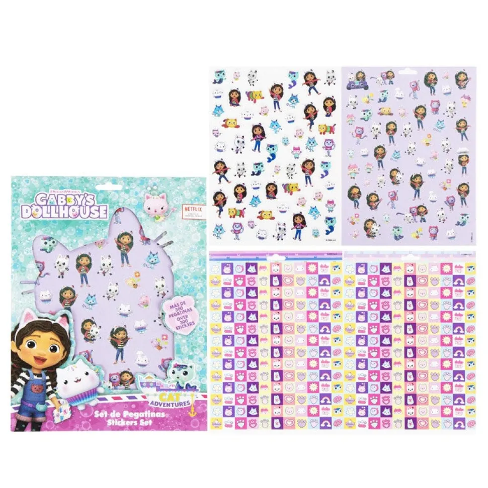 Gabby's Dockskåp - Klistermärken 300-pack