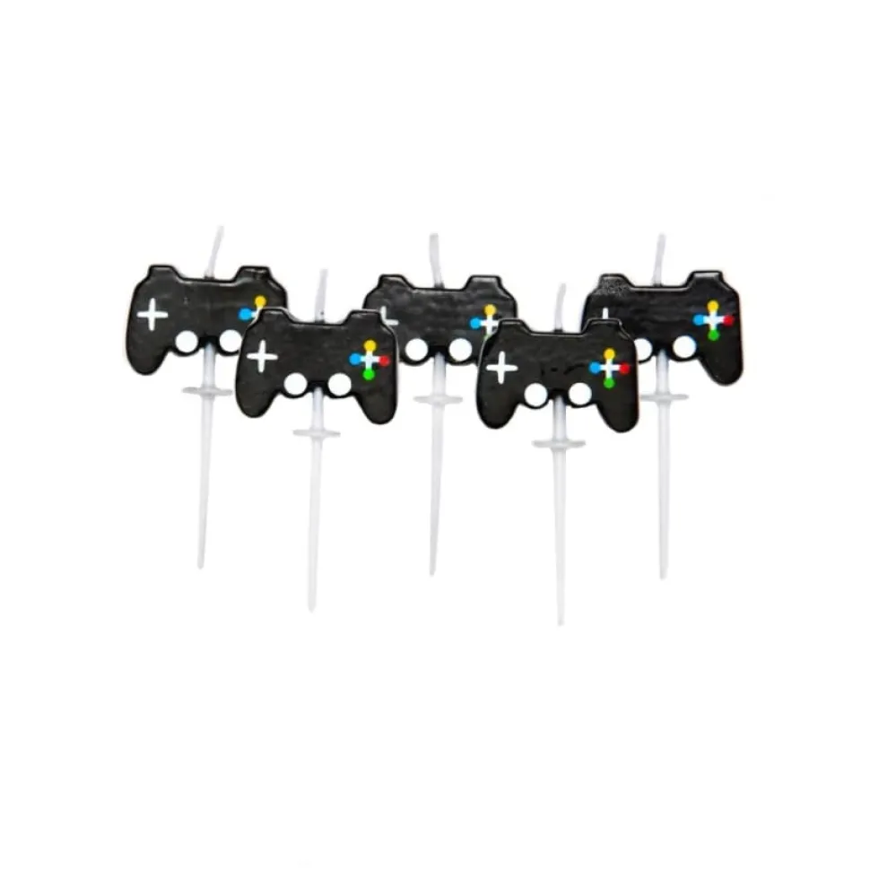 Gaming Party - Tårtljus 5-pack