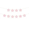 Girlang Stjärnor - Baby Shower Rosa