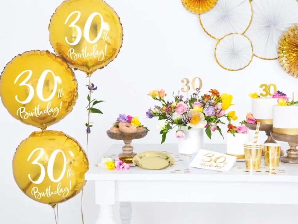Guld 30 år - Servetter 20-pack