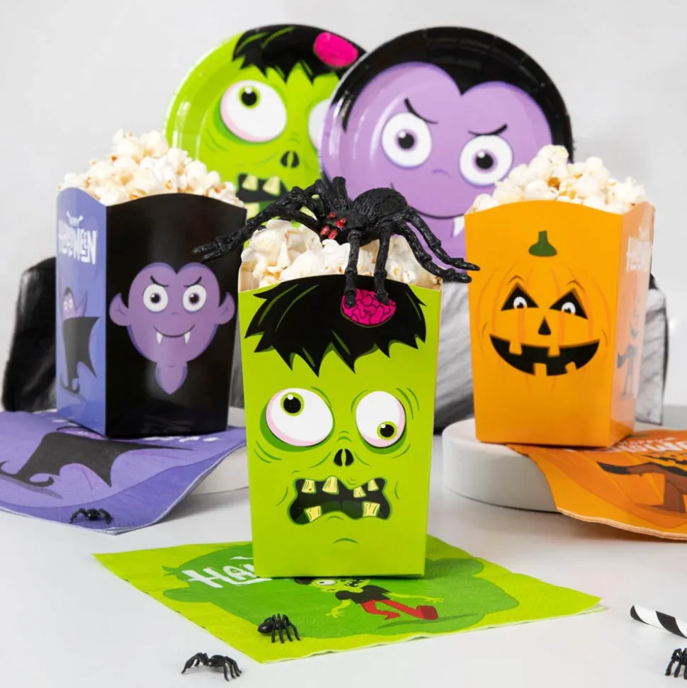 Halloween Monsters Popcornboxar 6-pack