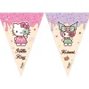 Hello Kitty & Kuromi - Flaggirlang av papper 230 cm