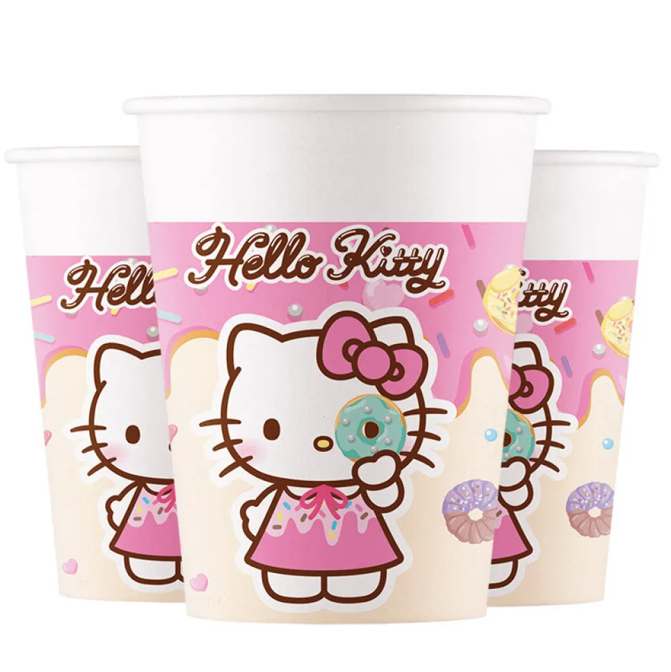 Hello Kitty & Kuromi - Pappmuggar 8-pack