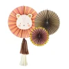 Hängande dekorationer - Lejon 3-pack