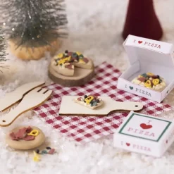 Julpyssel till Nissens dörr - Pizza