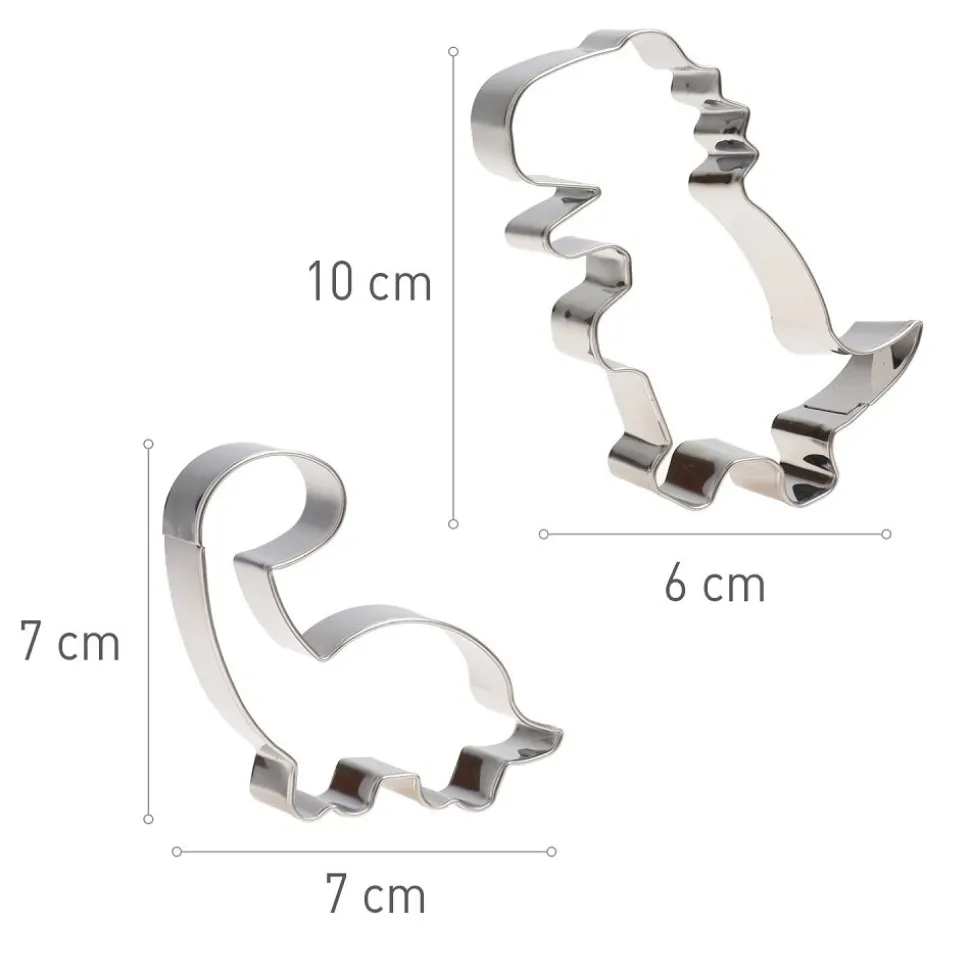 Kakformar Dinosaurier 2-pack