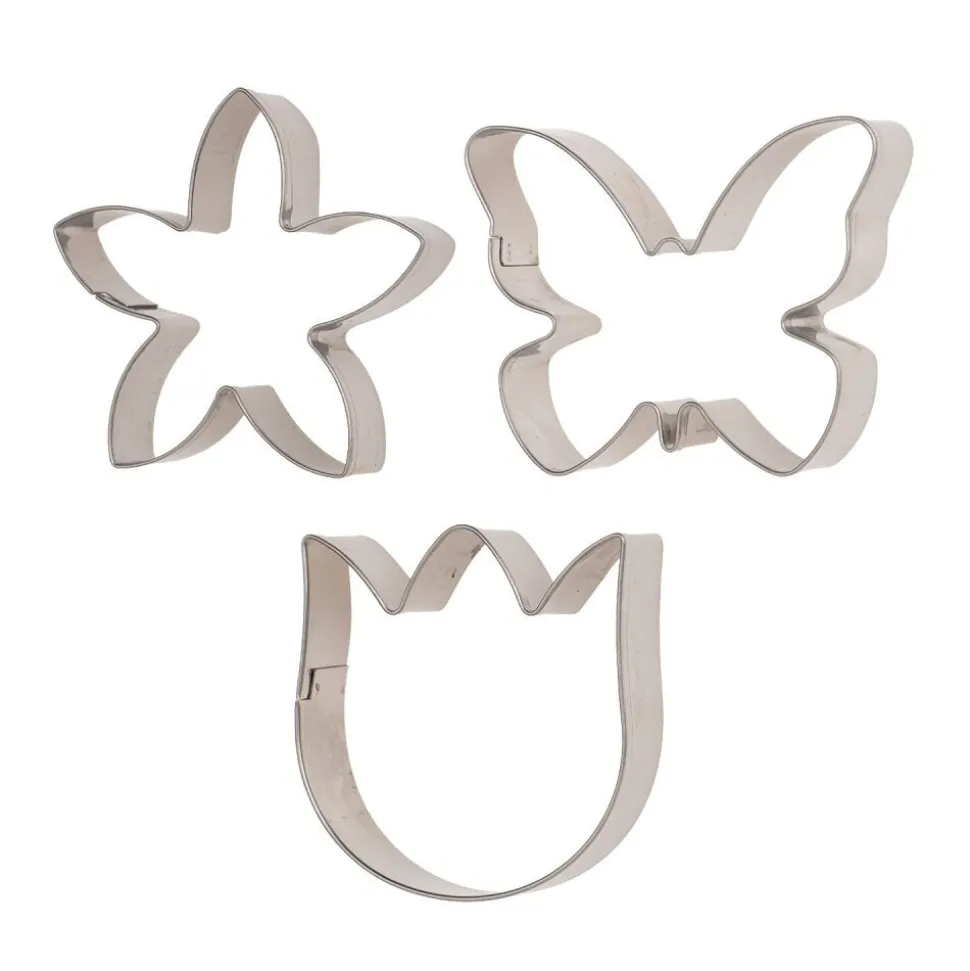 Kakformar Fjäril & Blommor 3-pack