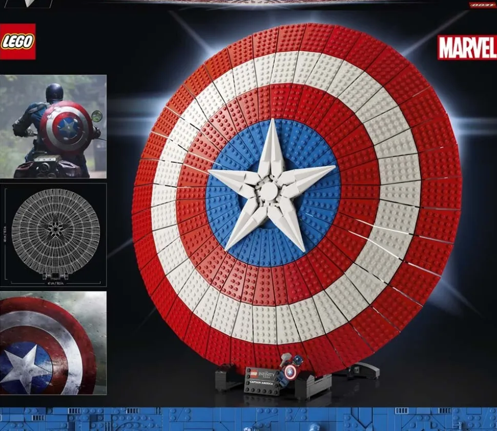 LEGO Marvel - Captain Americas sköld 18+
