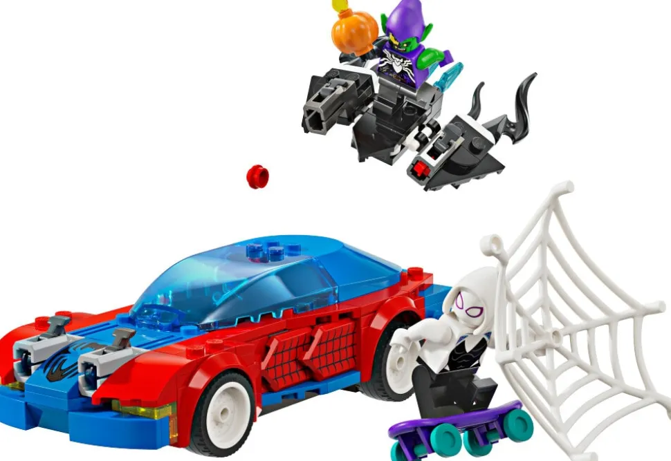 LEGO Marvel - Spider-Mans racerbil & Venom Green Goblin 7+