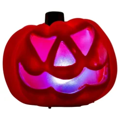 Lysande Halloweenpumpa med färgskiftande ljus