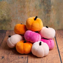 Lyxig pumpa i sammetstyg 9 X 10 cm