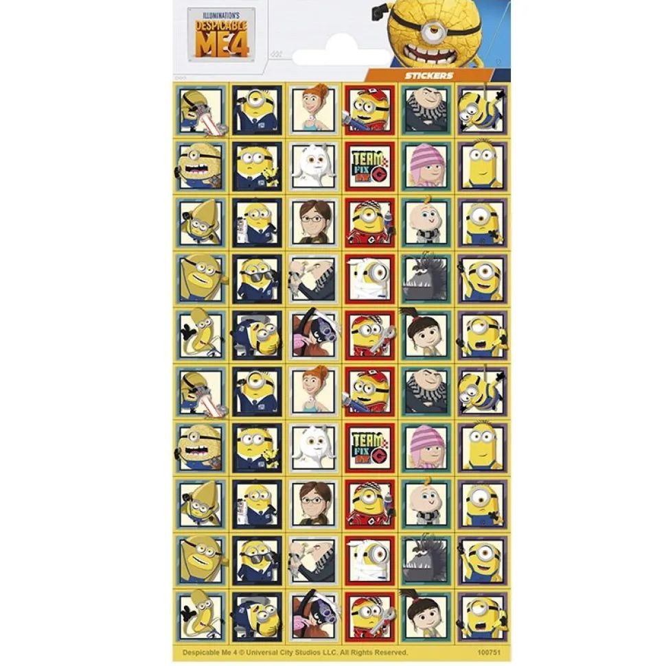 Minionerna - Klistermärken 60-pack