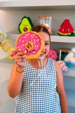 Mini Piñatas Kawaii Donut & Glass