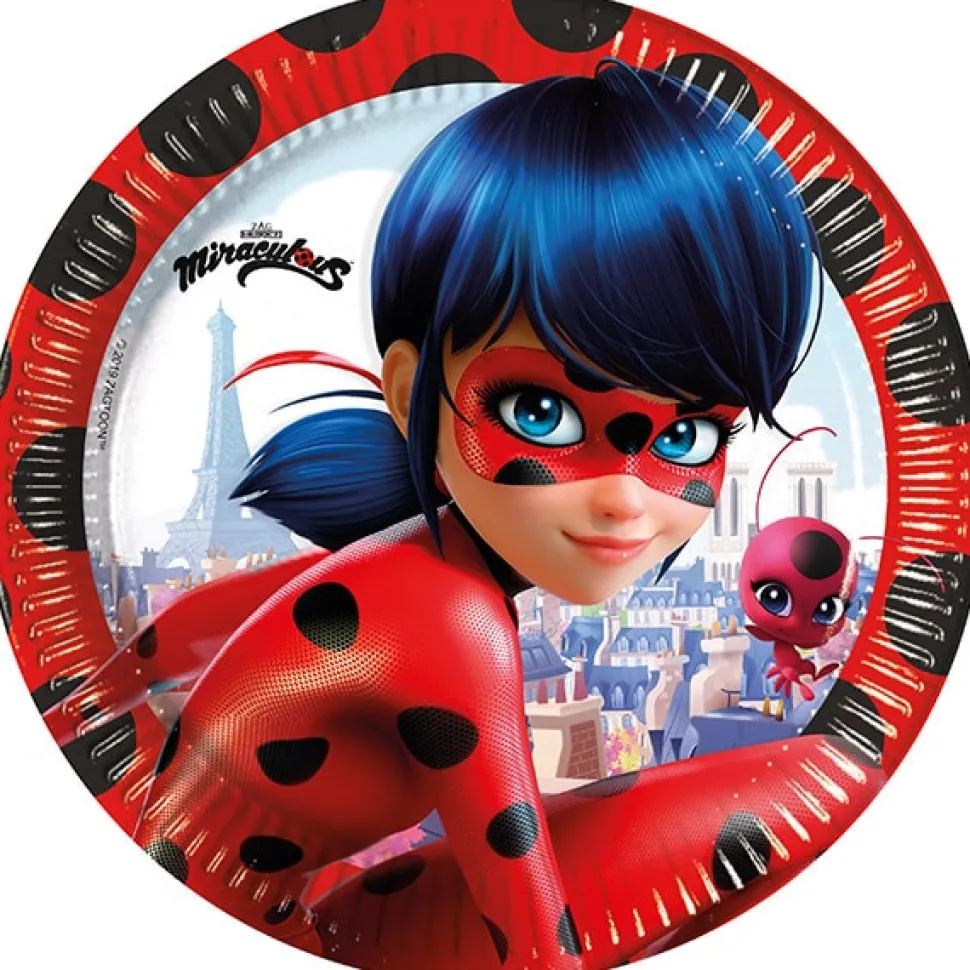 Miraculous Ladybug - Tallrikar 8-pack