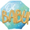 Oh Baby - Folieballong Blå 76 cm