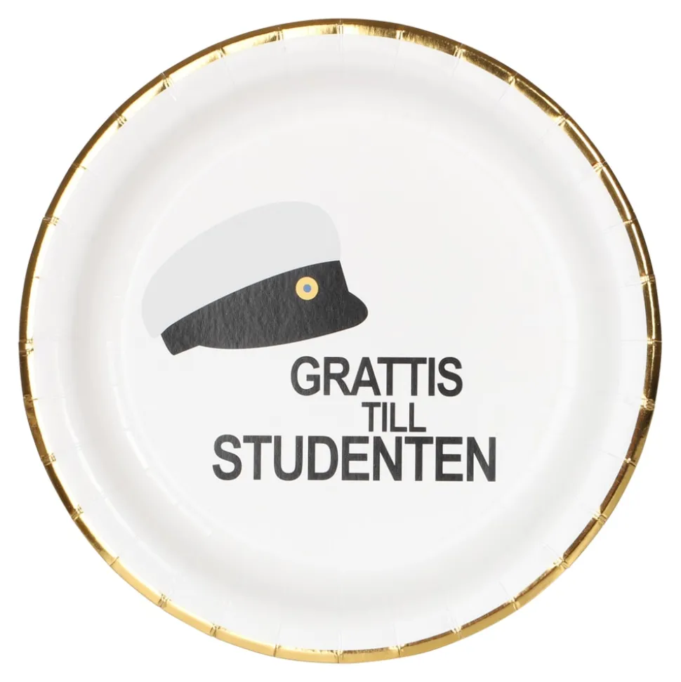 Pappassietter Studentmössa 8-pack