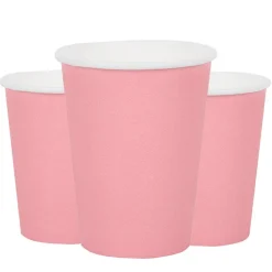 Pappmuggar 210 ml Ljusrosa 8-pack