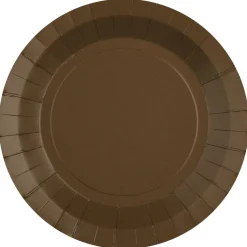 Papptallrikar 22,5 cm - Bruna 10-pack