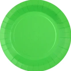 Papptallrikar 22,5 cm - Gröna 10-pack