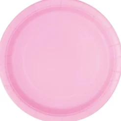 Papptallrikar 22 cm Ljusrosa 8-pack