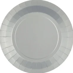 Papptallrikar 22,5 cm - Silver 10-pack