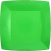 Papptallrikar Fyrkantiga 23 cm - Gröna 10-pack