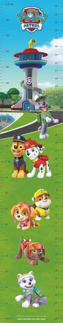 Paw Patrol Längdmätare till Barnrummet
