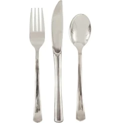 Plastbestick Silvermetallic 18-pack